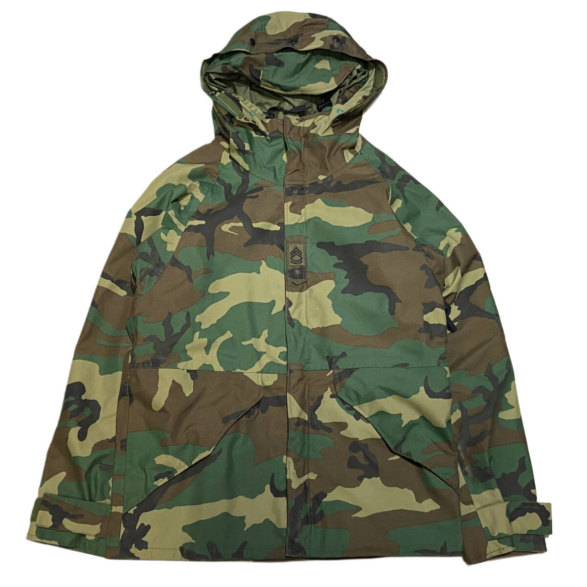 希少 S-REG【 米軍 実物 90s ECWCS PARKA ゴアテックス パーカー ウッドランドカモ】USARMY USAF USNAVY USMC ARMY アメリカ MARS LEAF拍卖