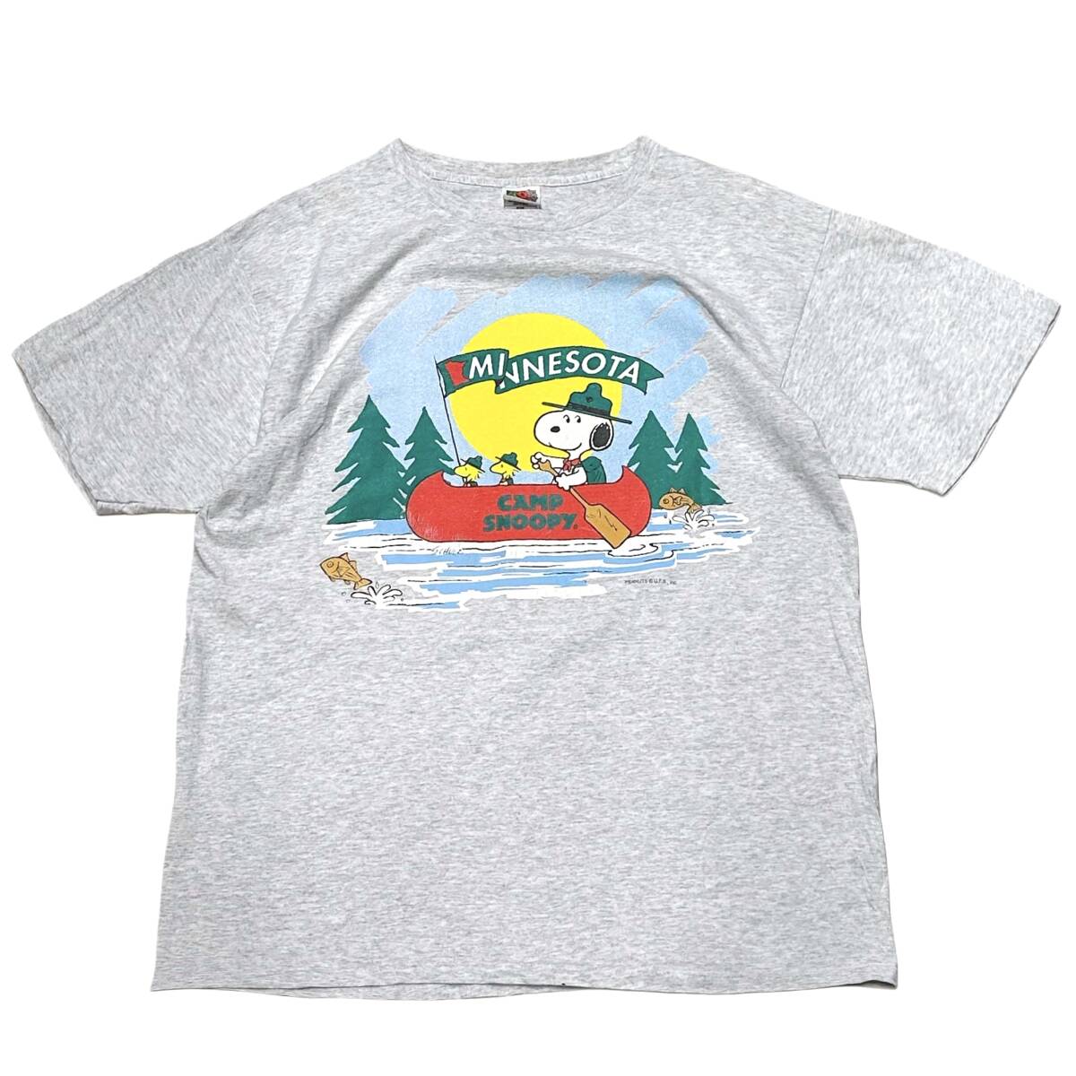 希少【2000s ビンテージ CAMP SNOOPY スヌーピー Tシャツ MINNESOTA XL 】 アメリカ USA 90s ミッキー 拍卖