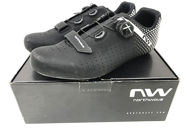 ★★ノースウェーブ NORTHWAVE コアプラス 2 プラス ワイド CORE PLUS 2 WIDE ブラック EU44 28cm シルバー ブラック拍卖