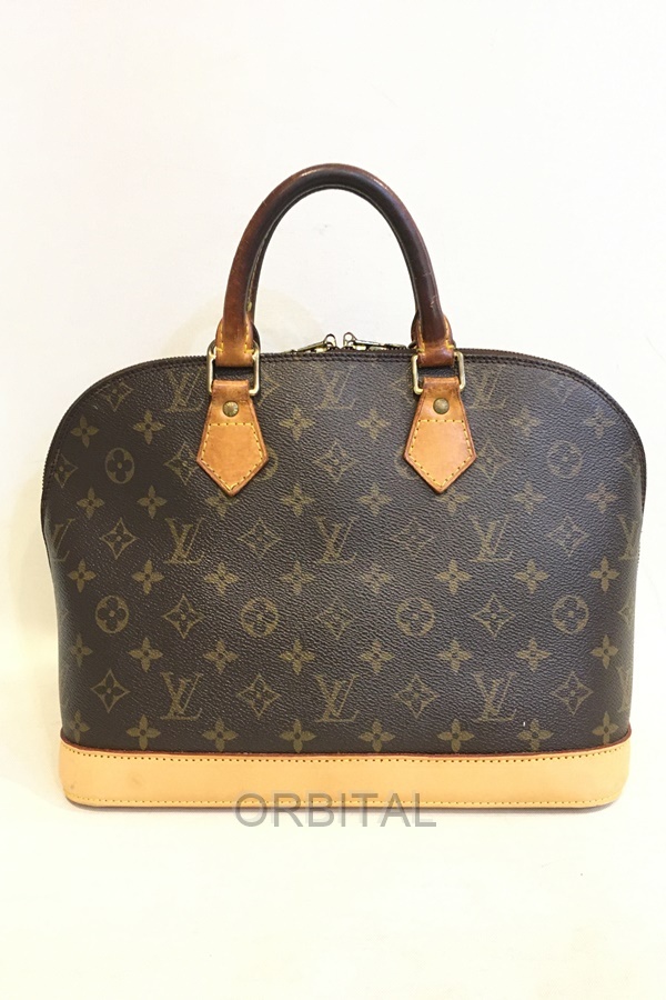 二子玉)LOUIS VUITTON ルイヴィトン アルマ旧型 ハンドバッグ BA0020 モノグラム M51130 ※ハンドル使用感拍卖