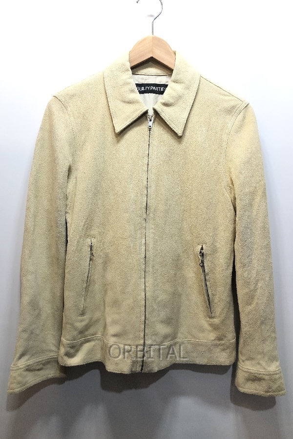 経堂) ワコマリア WACKO MARIA ディアスキン 鹿革 スエード ジャケット サイズM 定価14万位 ギルティーパーティーズ メンズ拍卖