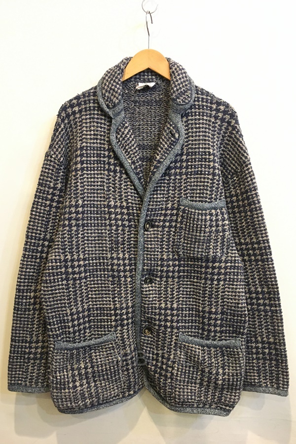 二子玉) 45R フォーティーファイブアール ウール紡ツイードニットの908チロリアンジャケット 8091062 メンズ 5 定価85,800円拍卖