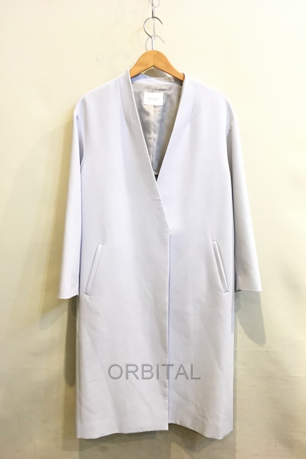 二子玉)BEAUTY&YOUTH ビューティー&ユース ダブルクロスカラーレスコート 1625-105-4819 定価24,750円 レディース M拍卖