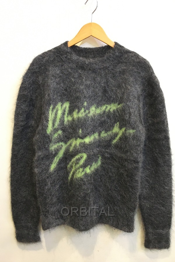 二子玉) ジバンシィ GIVENCHY 24FW未使用 Maison GIVENCHY モヘア セーター ニット グレー XS 国内正規 BM90TU4YLB 定価256,300円拍卖