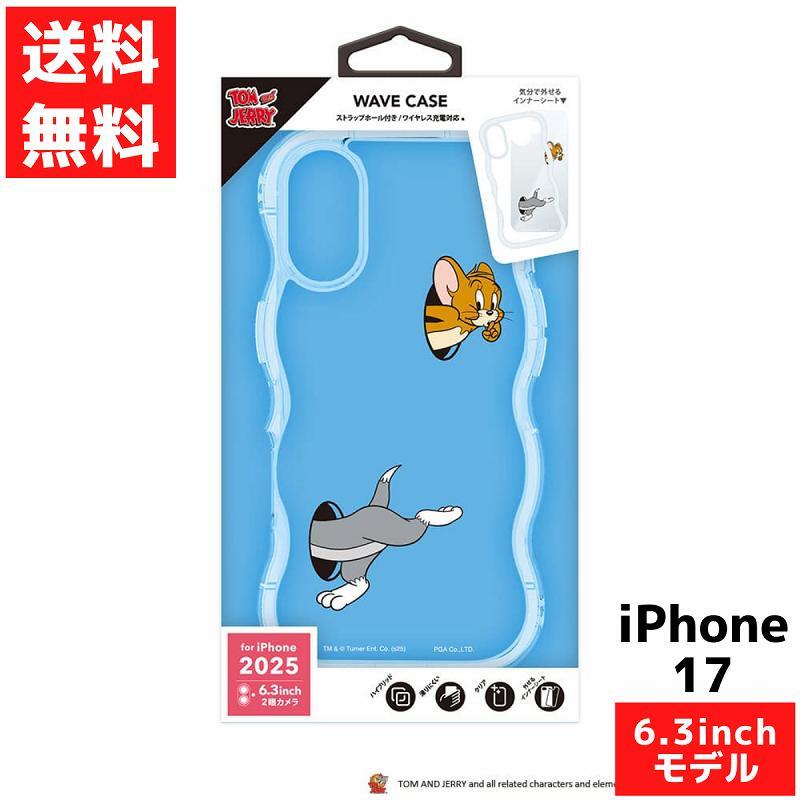 iPhone 17用 ウェーブケース トムとジェリー ストラップホール アイフォン スマホ カバー PG-W25AWH01TAJ拍卖