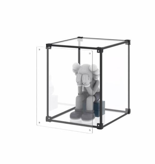 人気品コレクションケース フィギュアケースア uVカットクリルケース透明扉扉付き透明収納フィギュア模型展示用 防塵 卓上 40×35×30cm拍卖