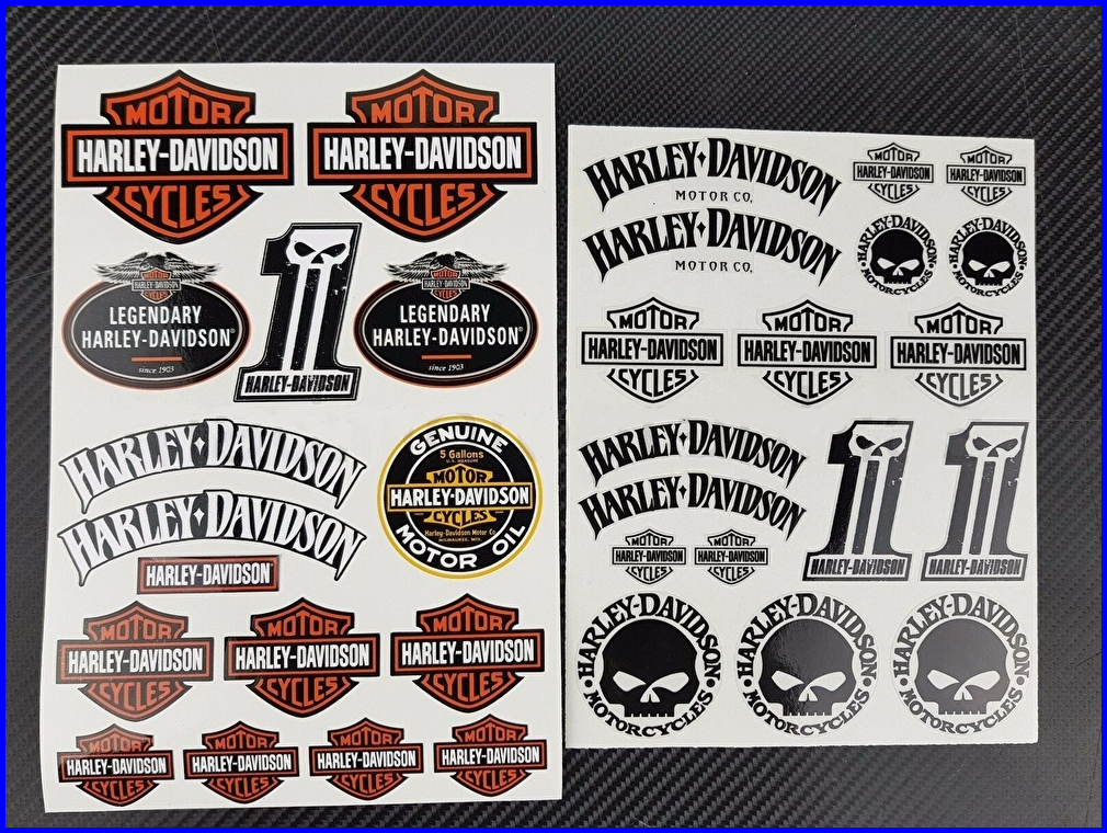 HARLEY-DAVIDSON ハーレーダビッドソン ステッカー2枚セット S192拍卖