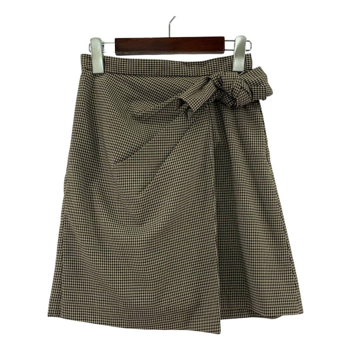 31 Sons de mode トランテアン ソン ドゥ モード チェック スカート size36/ブラウン×ブラック拍卖