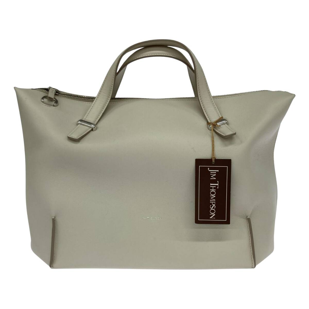 美品 JIM THOMPSON ジムトンプソン タグ付き 2way ショルダー ハンドバッグ/アイボリー拍卖