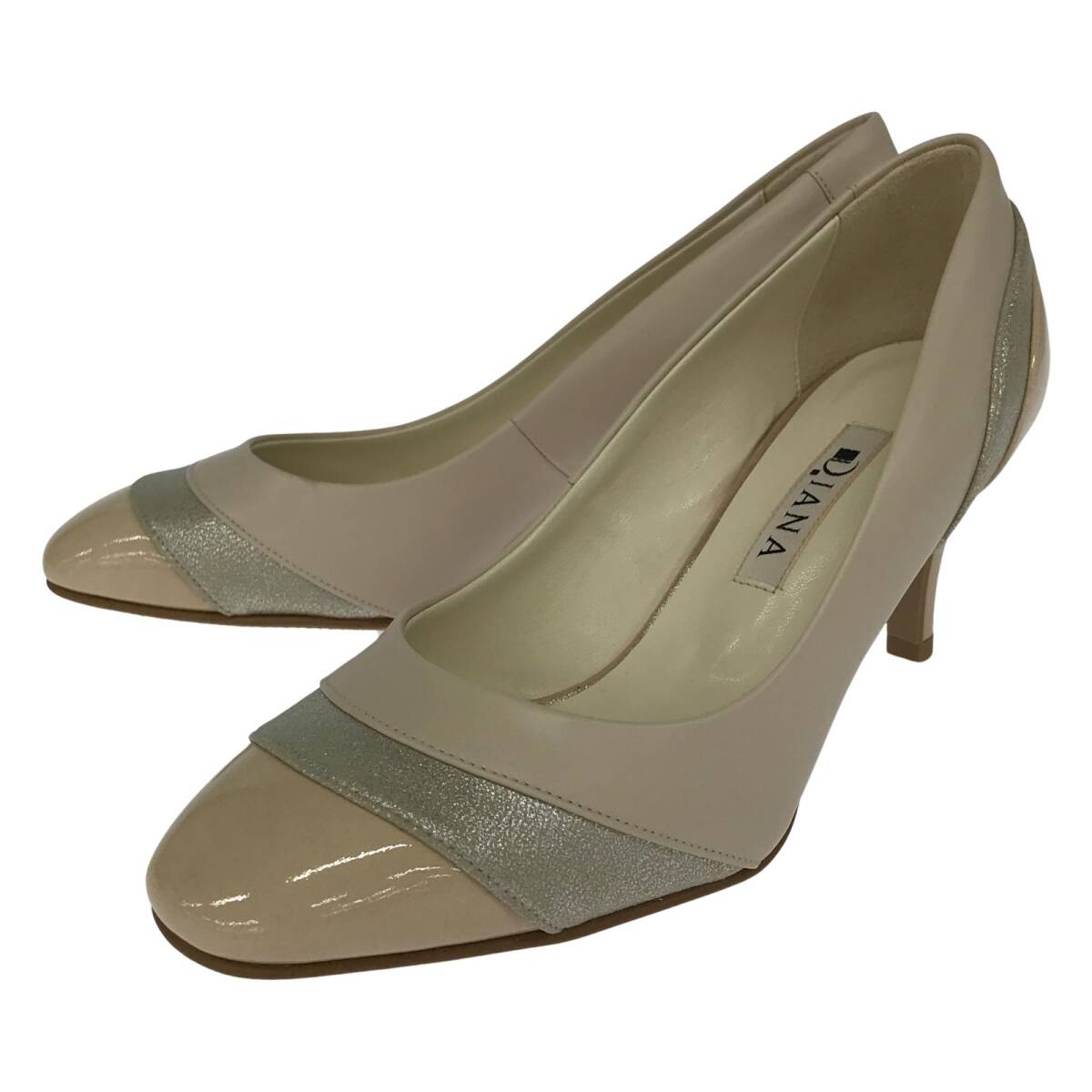 DIANAダイアナ パンプス size22/ベージュ拍卖