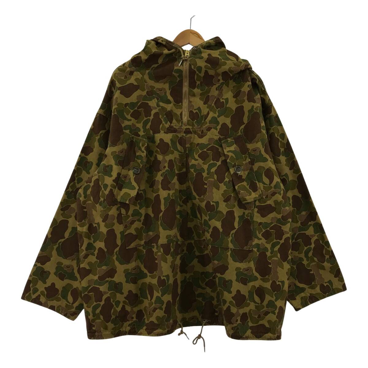 BUZZ RICKSON'S バズリクソンズ ハーフジップ カモフラ パーカー size36/カーキ系拍卖