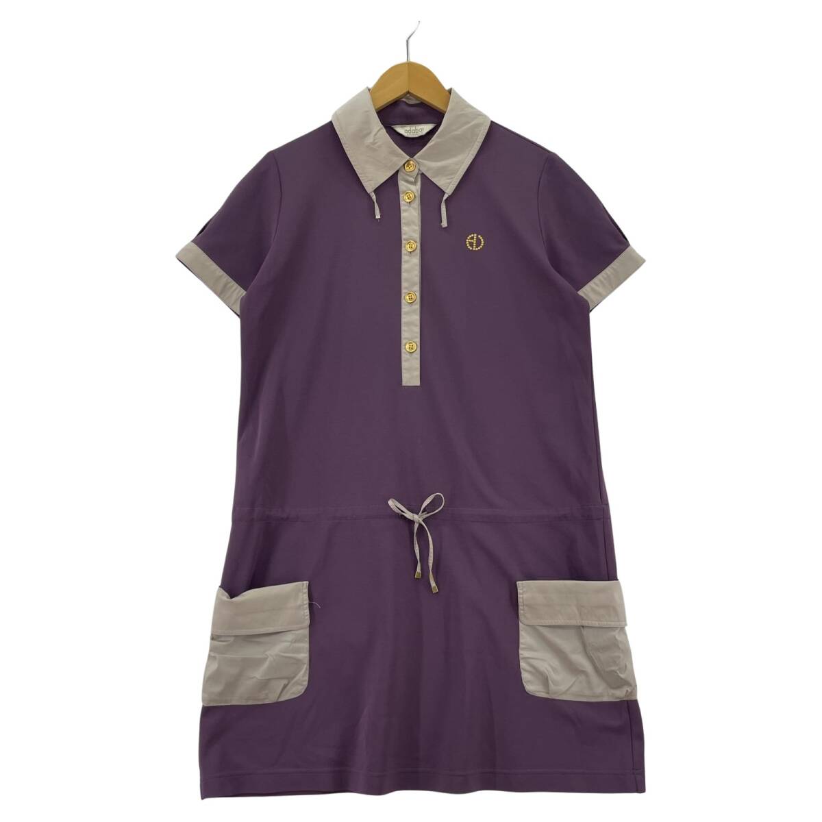 adabat アダバット ワンピース size40/パープル ゆうパケットOK拍卖