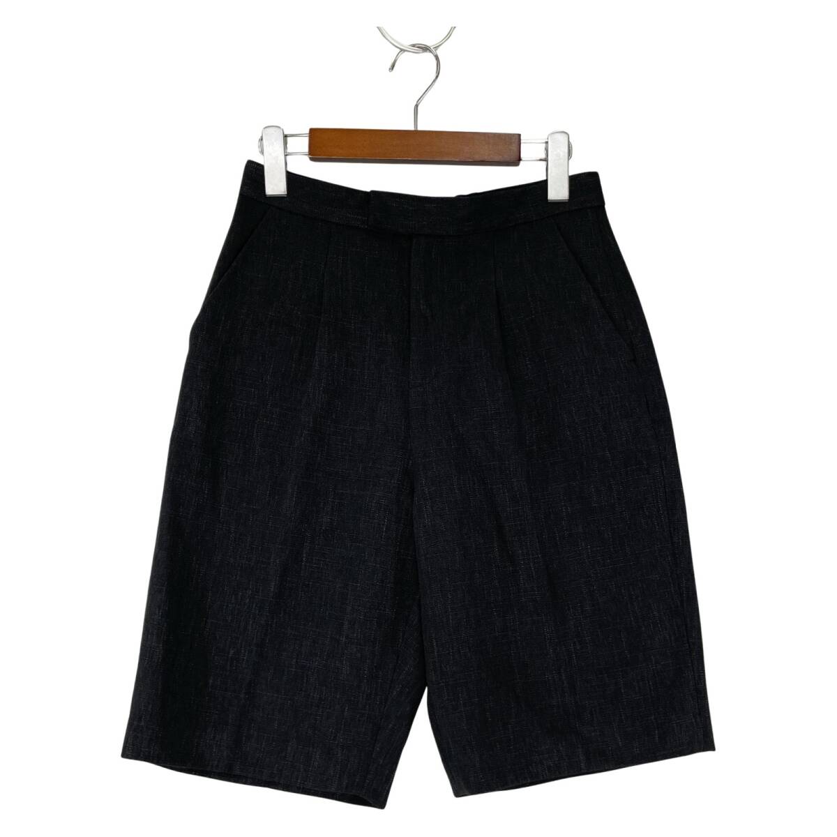 URBAN RESEARCH Sonny Label アーバンリサーチサニーレーベル リネンライク ショートパンツ size38/ブラック拍卖