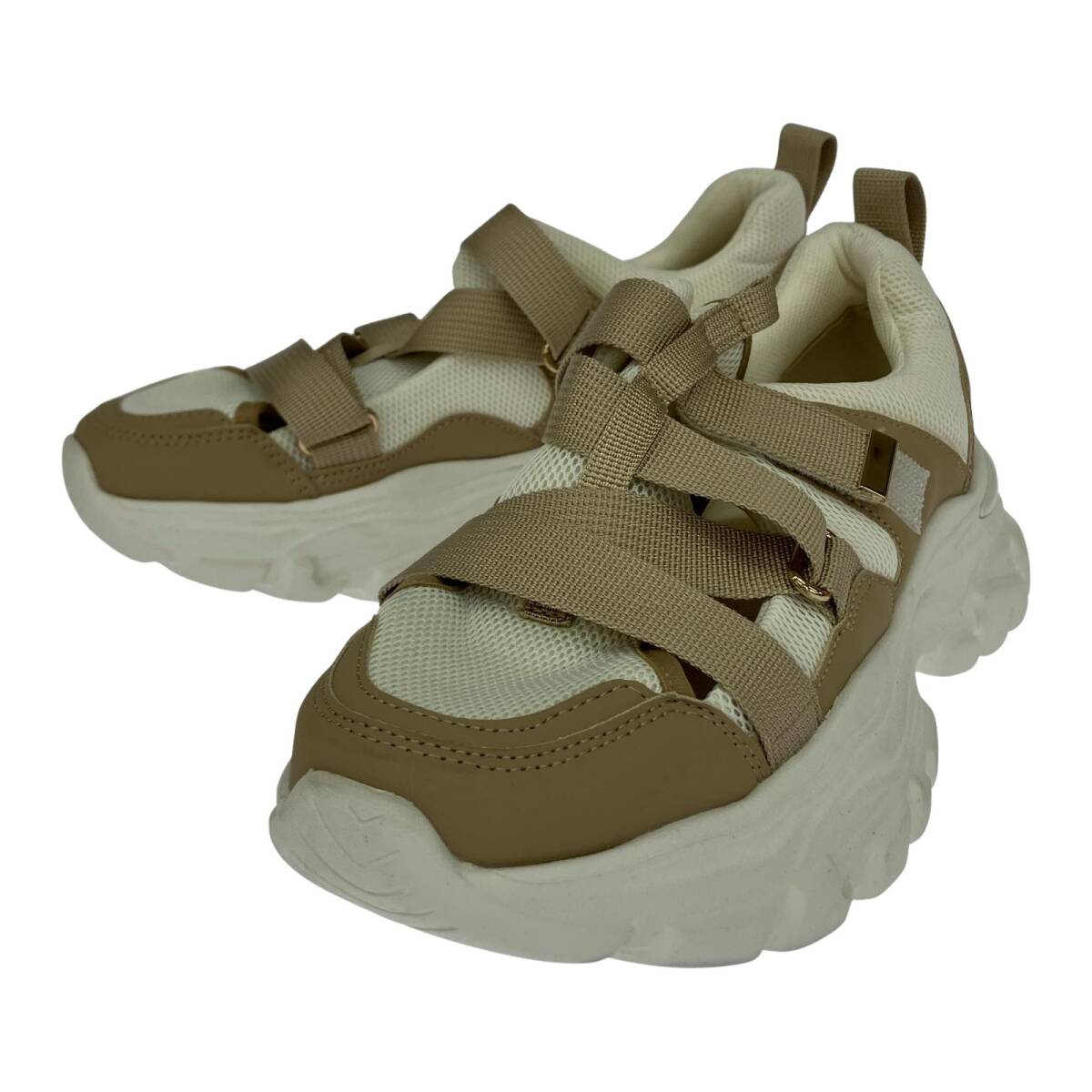 BAYFLOW ベイフロー サンダル スニーカー sizeM/ホワイト×ベージュ拍卖