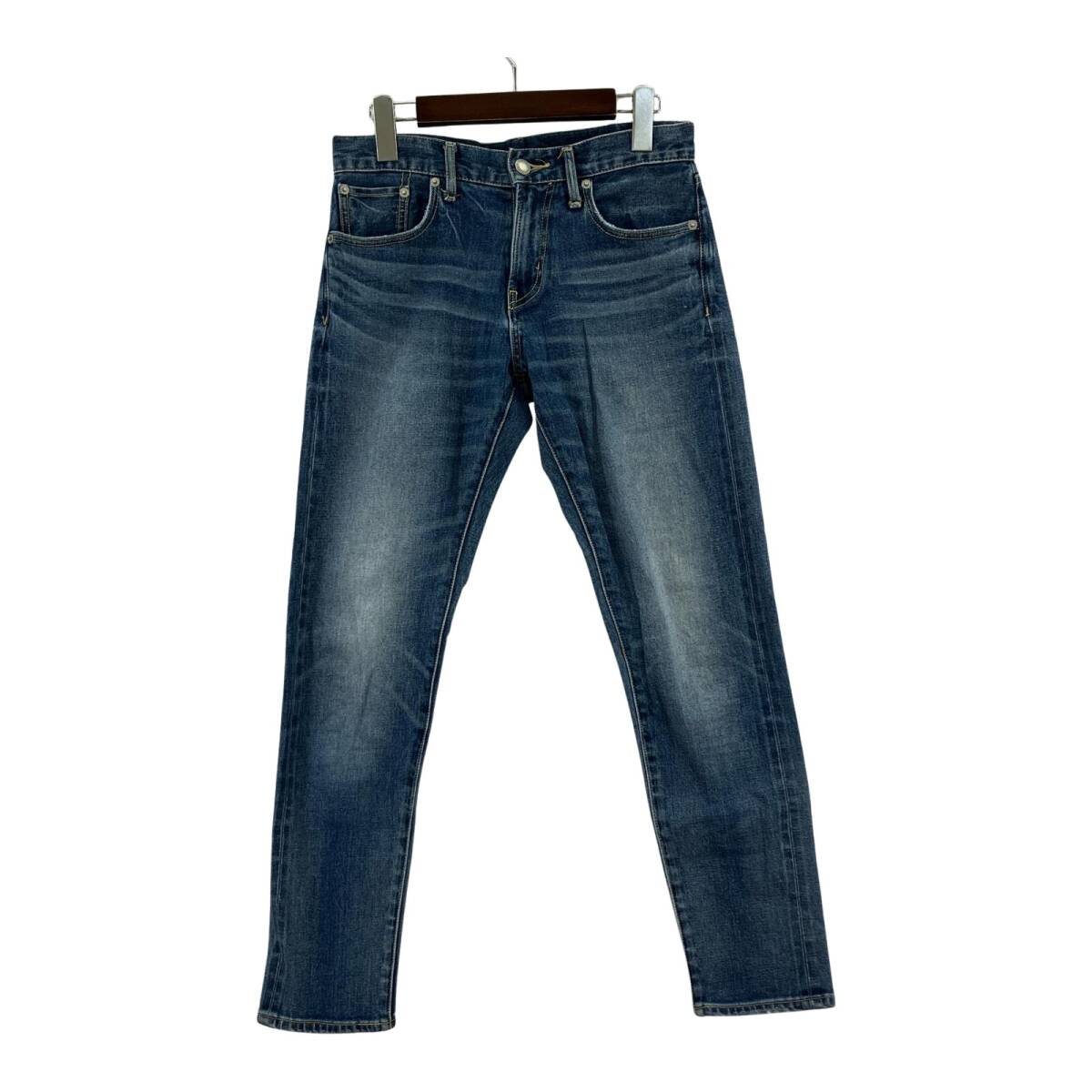 SHIPS シップス ユーズド加工 デニムパンツ sizeXS/ブルー拍卖