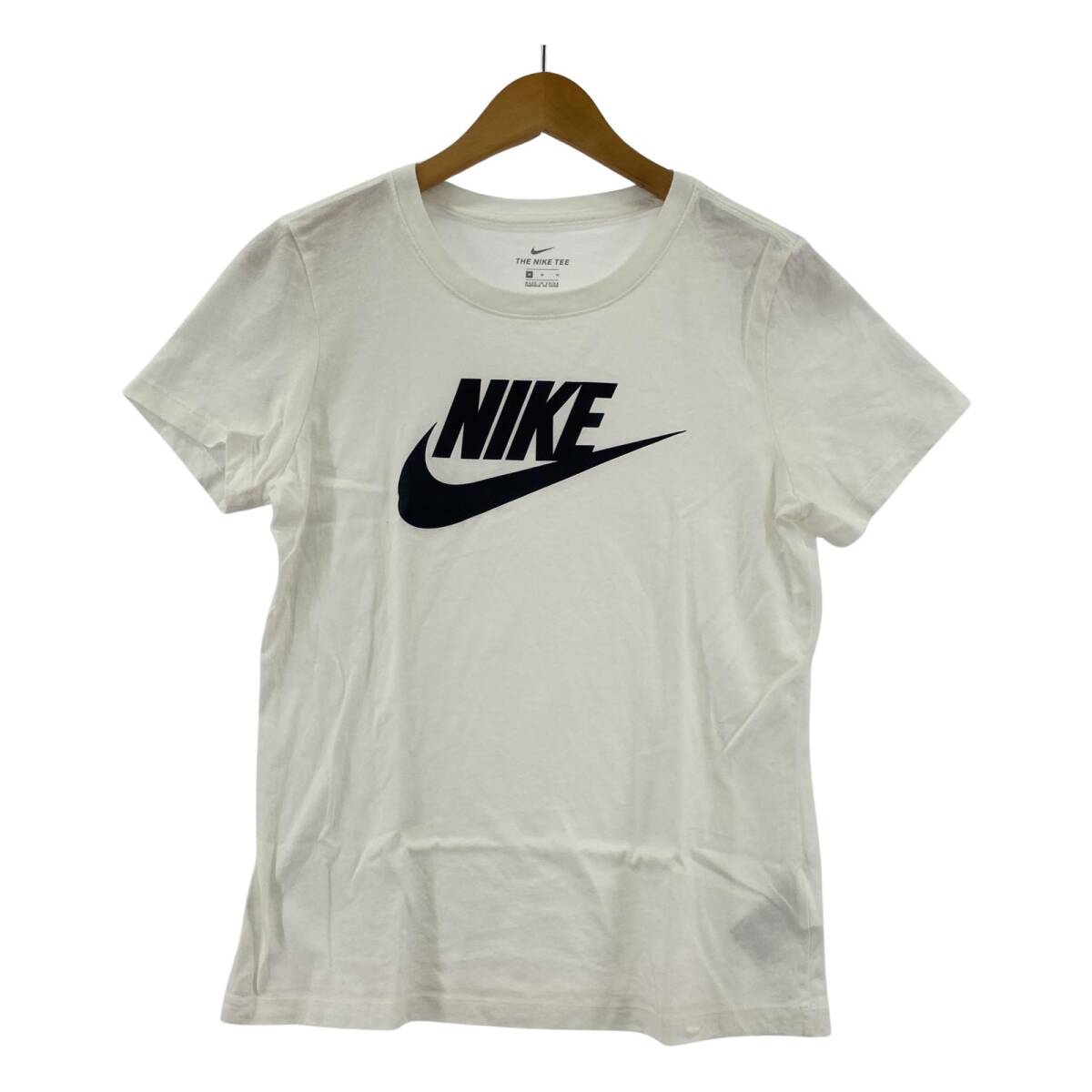 NIKE ナイキ クルーネック ロゴプリント 半袖Tシャツ sizeM/ホワイト ゆうパケットOK拍卖