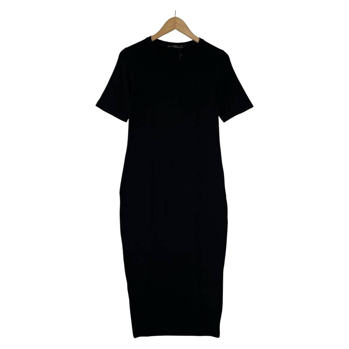 ZARA ザラ タグ付き クルーネック ワンピース sizeEUR M/ブラック拍卖