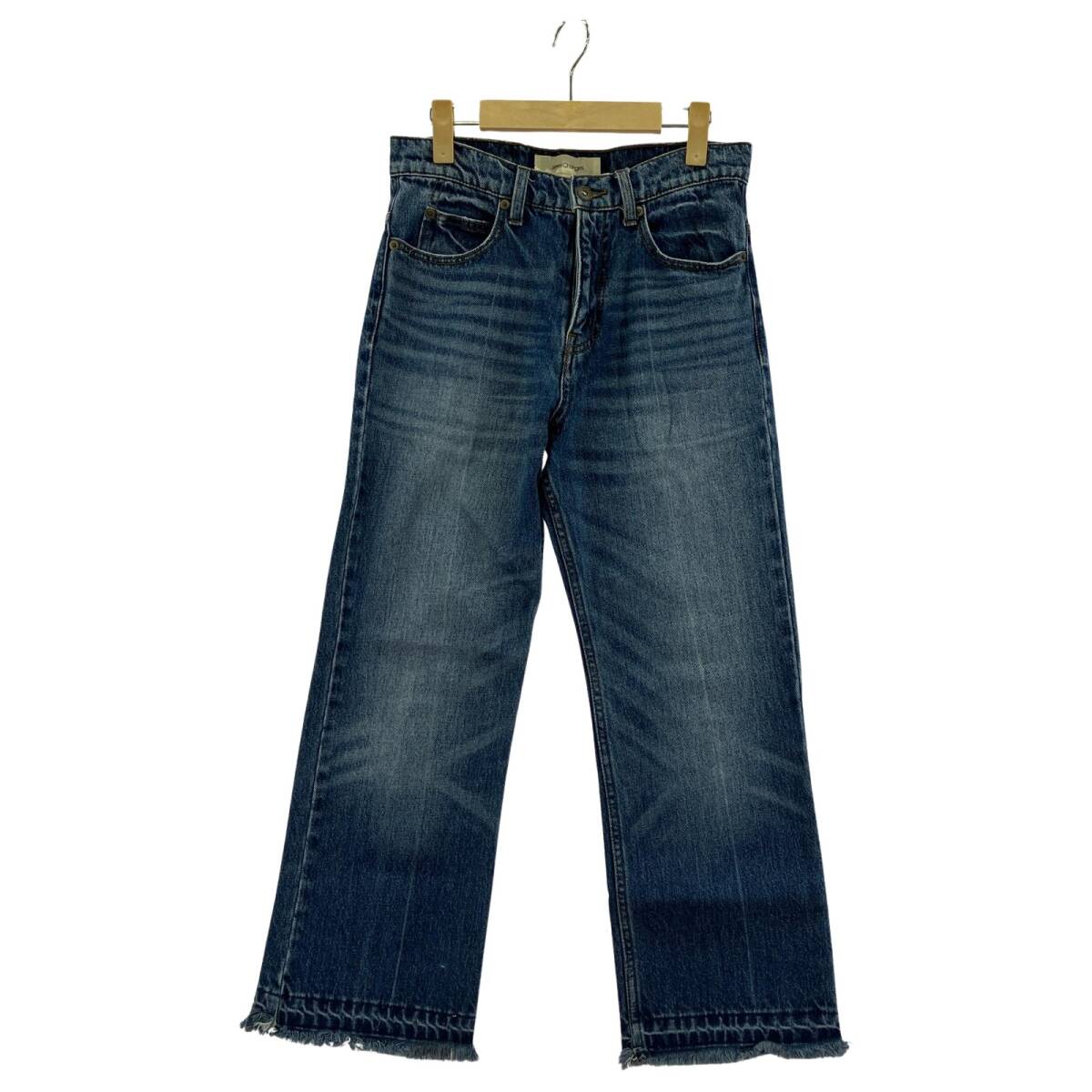 Jewel Changes ジュエルチェンジズ カットオフ フリンジ デニム パンツ size36/ブルー系拍卖