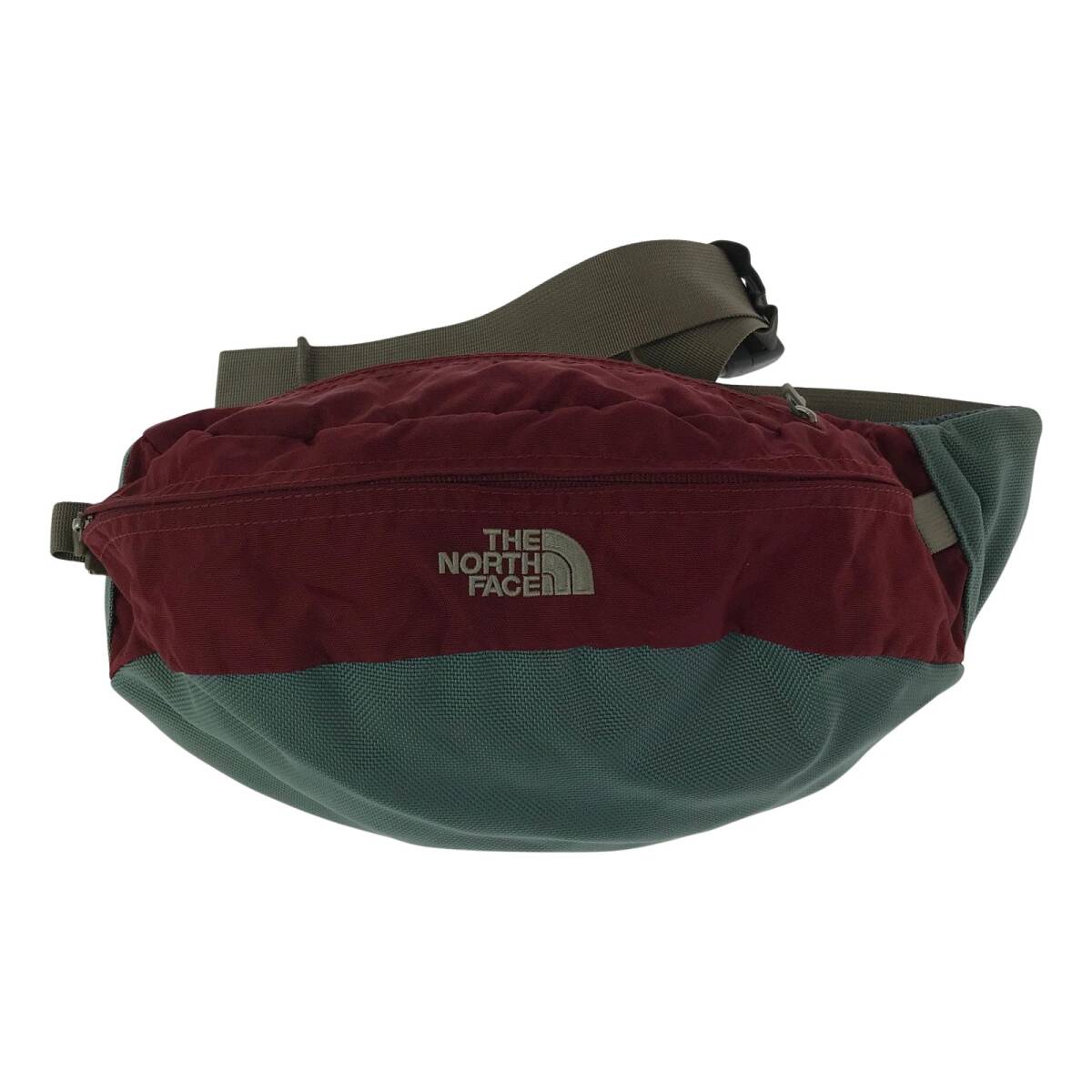 THE NORTH FACE ザ・ノースフェイス NM71204 ボディバッグ/グリーン系×レッド拍卖