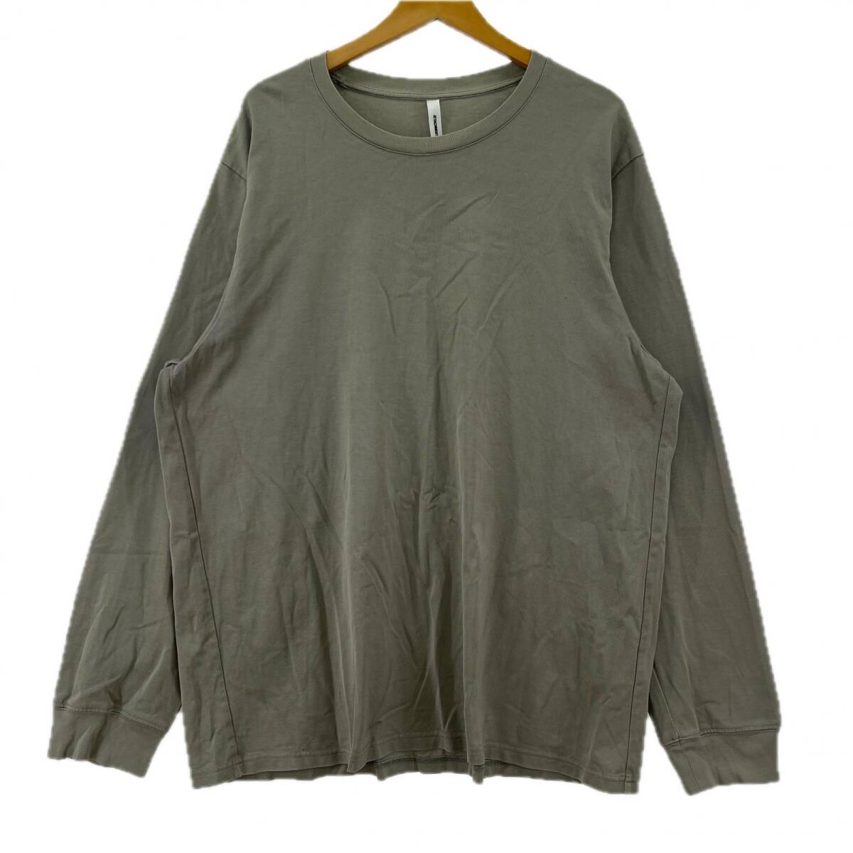 ATTACHMENT アタッチメント クルーネック 長袖Tシャツ size4/グレー系拍卖