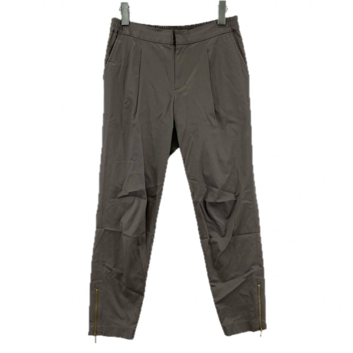 BARNYARDSTORM バンヤードストーム サイドジップ サテン パンツ size0/ブラウン系拍卖