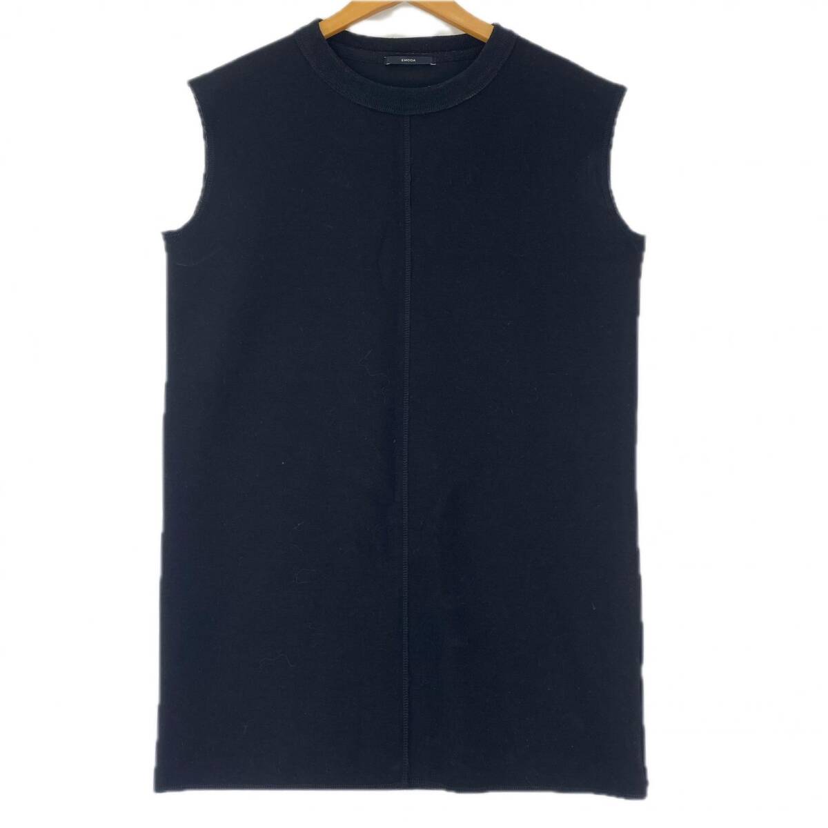 EMODA エモダ フレンチスリーブ ワンピース sizeF/ブラック拍卖