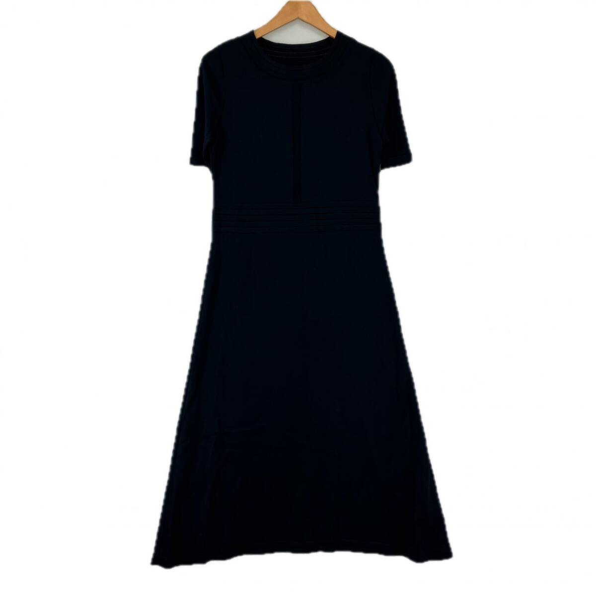 RUIRUE BOUTIQUE ルイルエブティック サマーニット ロング ワンピース sizeS/ネイビー拍卖