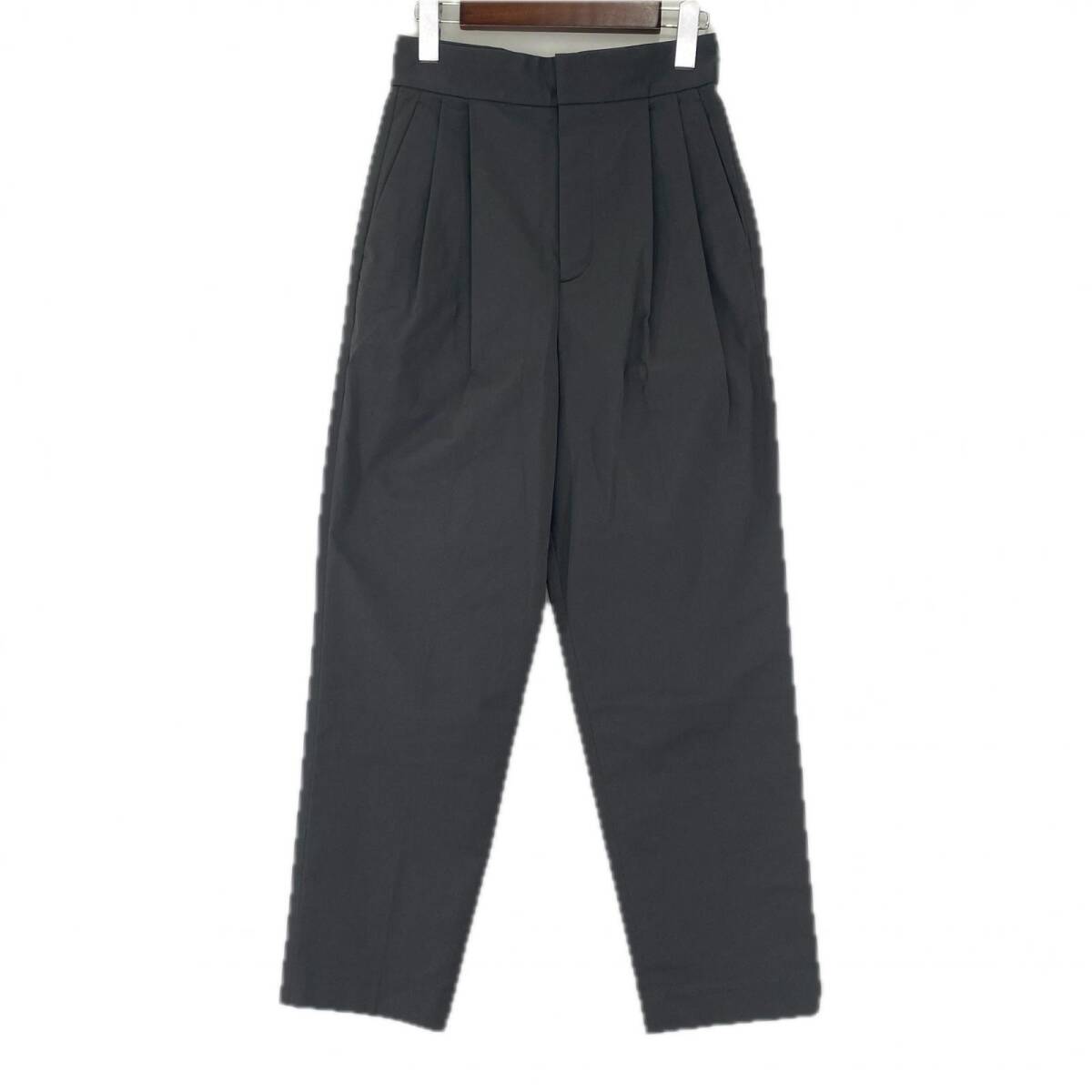 UNITED ARROWS ユナイテッドアローズ ツータック トラウザー パンツ size36/チャコール ゆうパケットOK拍卖