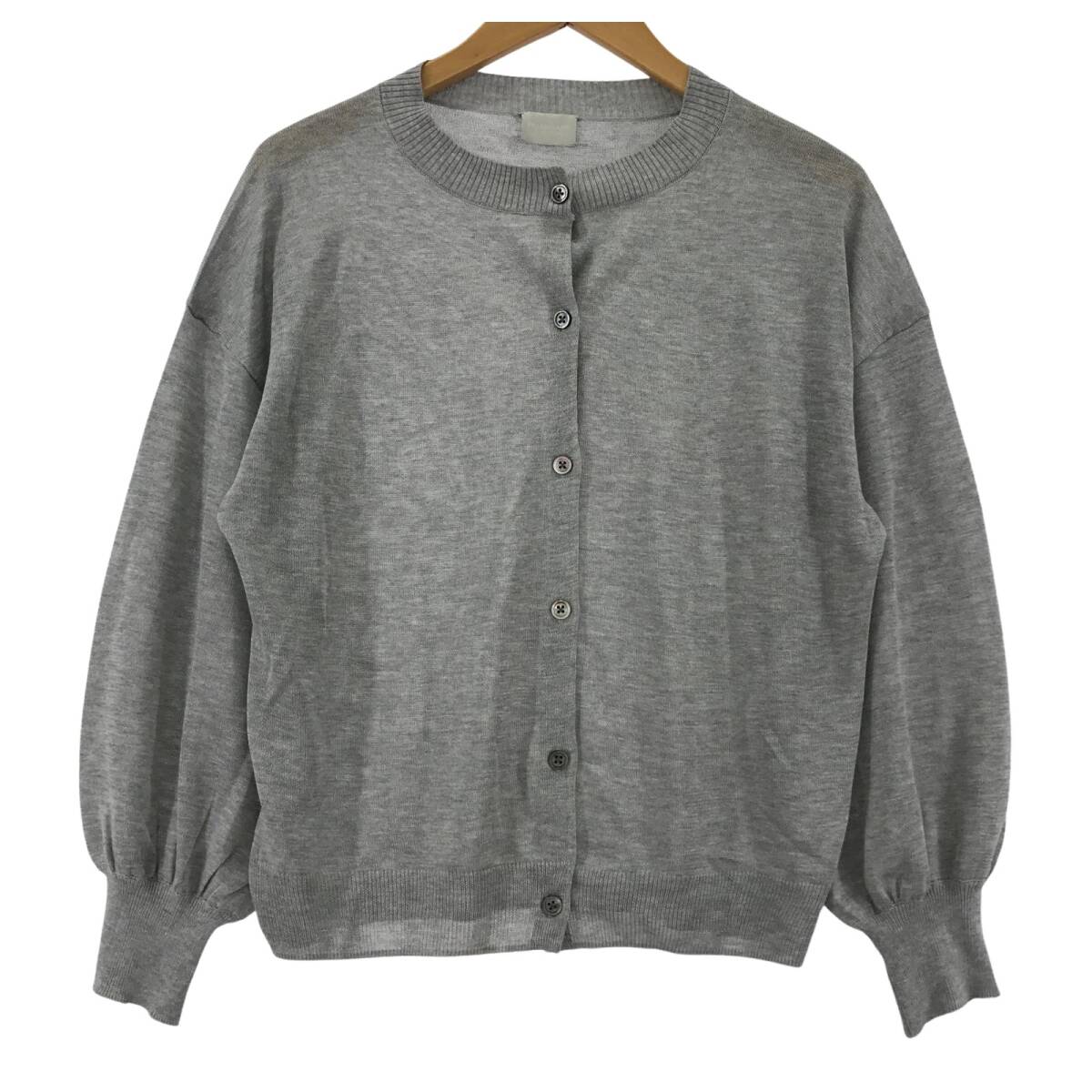 Style for Living UNITED ARROWS スタイルフォーリビングユナイテッドアローズ カーディガン size表記なし/グレー ゆうパケットOK拍卖