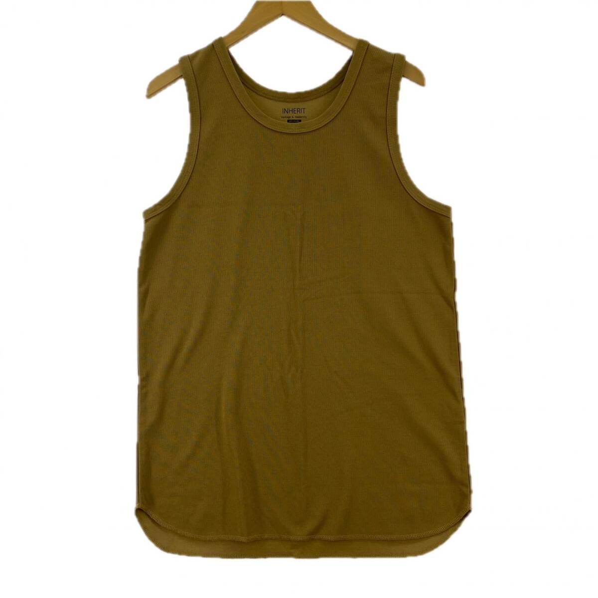 INHERIT インヘリット タンクトップ sizeMEDIUM/ブラウン ゆうパケットOK拍卖