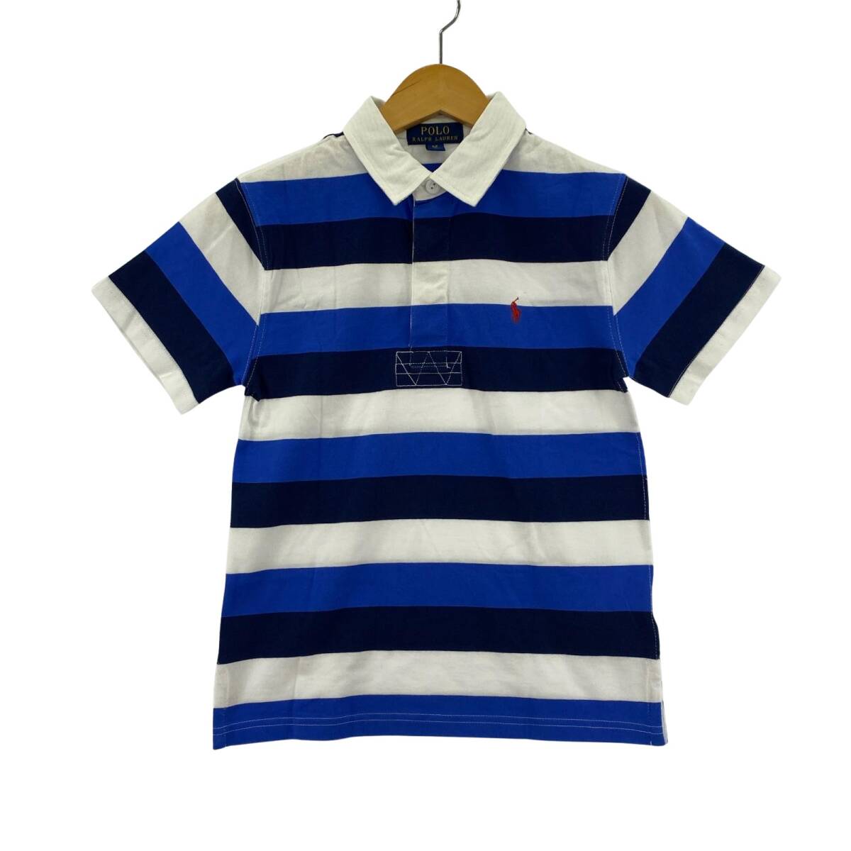 POLO RALPH LAUREN ポロ ラルフ ローレン ボーダー カットソー sizeS/P(8)/ブルー×ホワイト ゆうパケットOK拍卖