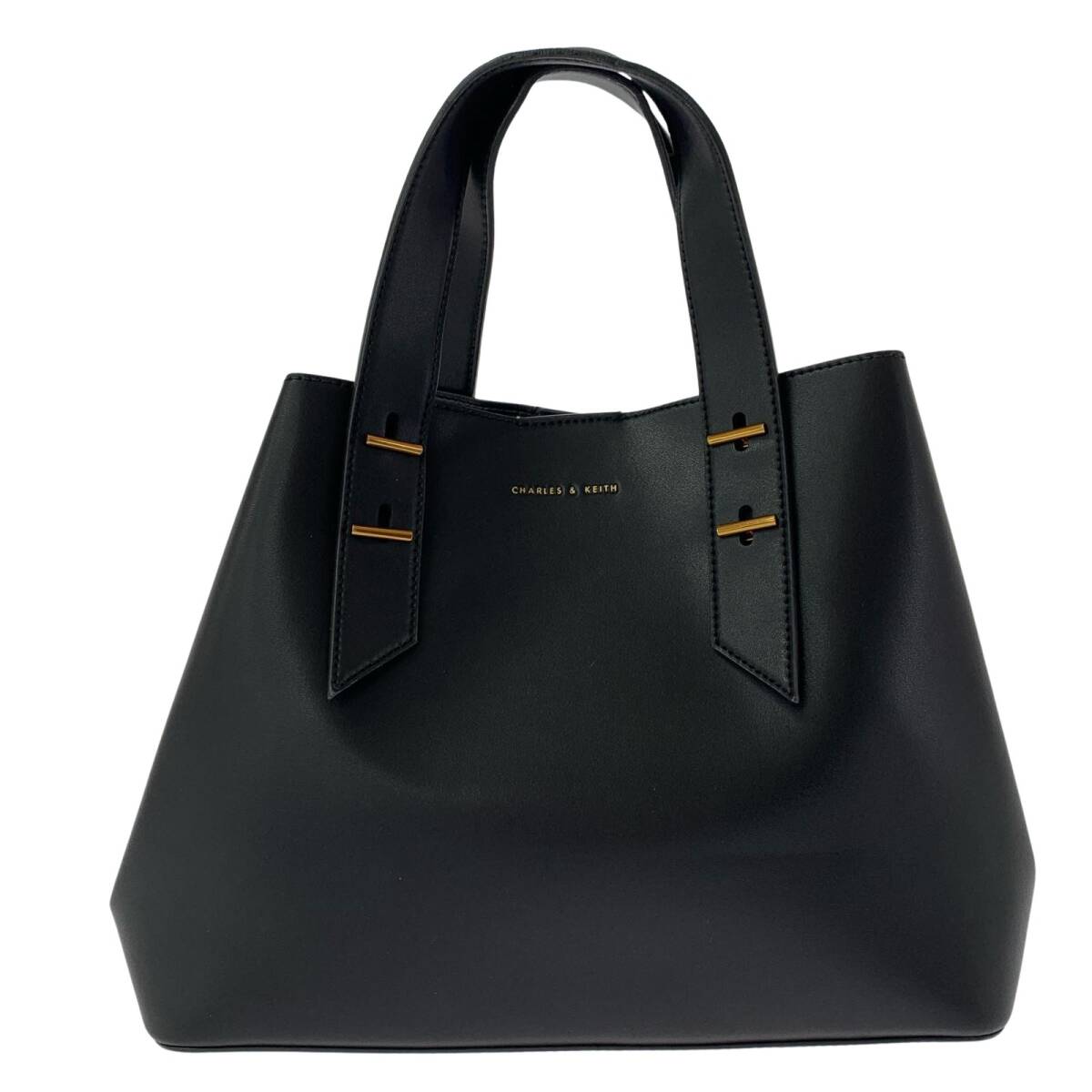CHARLES & KEITHチャールズ&キース charle ハンドバッグ/ブラック拍卖
