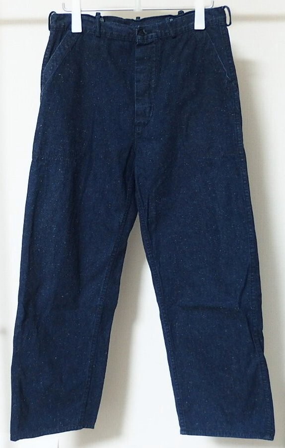 TCB jeans SEAMENS TROUSERS / USN デッキ デニム パンツ W34拍卖