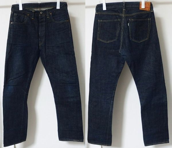 WAREHOUSE ウエアハウス JUNKYSTYLE 別注 120本限定 Lot 1003SXXJS 大戦モデル デニム パンツ W32 グリーンスタンプ拍卖