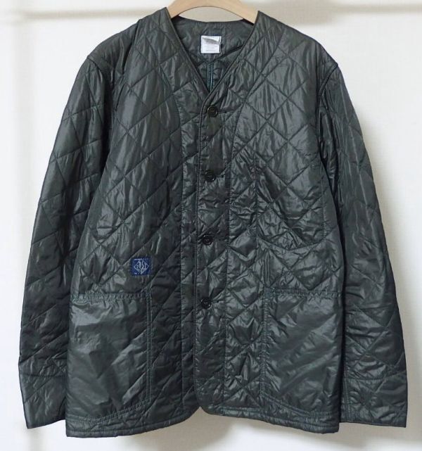 POST O'ALLS OVERALLS ポスト オーバーオールズ SUPER DV 中綿 キルティング ノーカラー ジャケット S アメリカ製拍卖