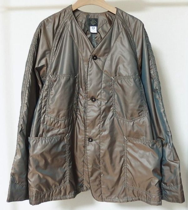 POST O'ALLS OVERALLS ポスト オーバーオールズ 3103-PT5 POST 42 DV ノーカラー 中綿 カバーオール ジャケットM拍卖