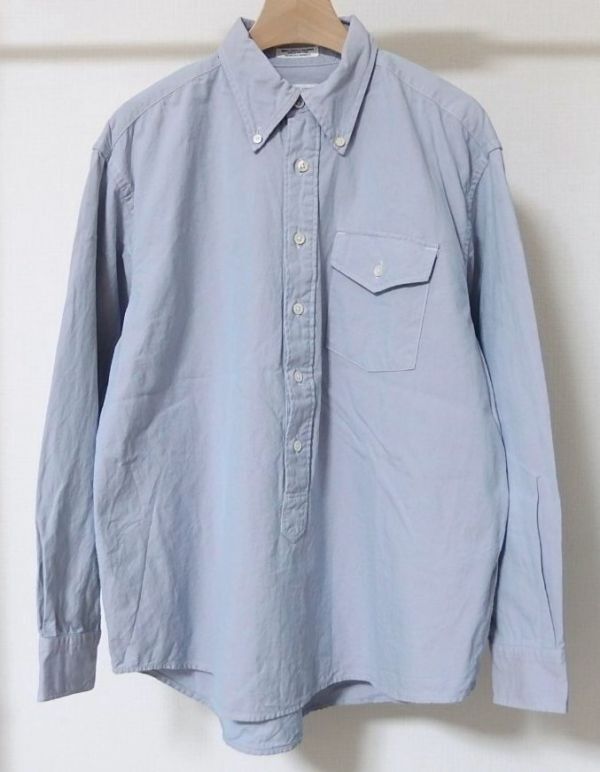 24SS Engineered Garments エンジニアードガーメンツ IVY BD Shirt Cotton Iridescent アイビー ボタンダウン シャツ XS拍卖