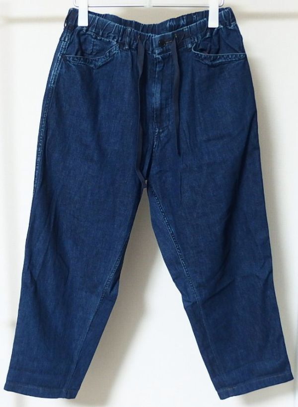 25SS POST O'ALLS OVERALLS ポスト オーバーオールズ 3319-8DI E-Z Chinois De Luxe Pants 8oz Denim w/deep wash イージー デニム パンツL拍卖