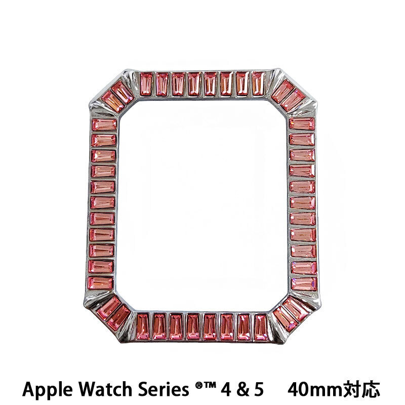 【未使用・長期在庫処分品70165TS】 SWAROVSKI / スワロフスキー Apple Watch / アップルウォッチ カバー 40mm専用 ピンク 5619486拍卖