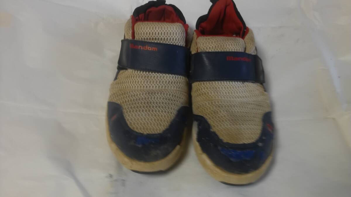 ◆mandom(マンダム) MARUGO (丸五)ベージュニットメッシュ安全靴27cmEEEEリユース(もったいない出品)拍卖