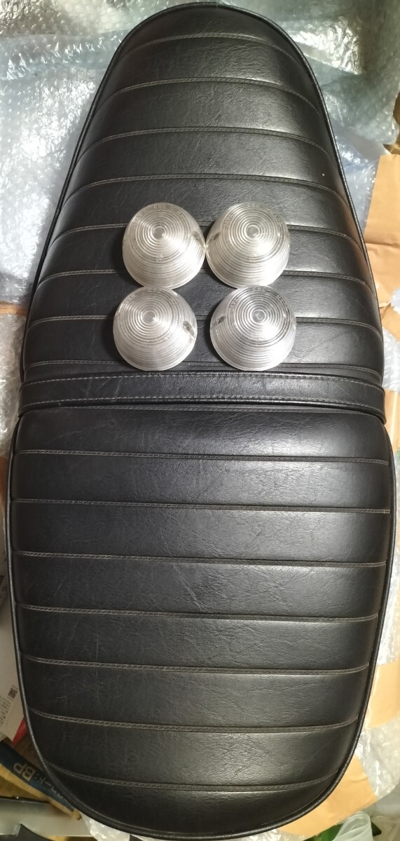 当時物新品CGCクリアレンズ 純正シートCB250T CB400T送料込GSX400FS GSX250E GSX400E RG250E GS400 GT380 CBX400F CB400N CB400F XJ400拍卖