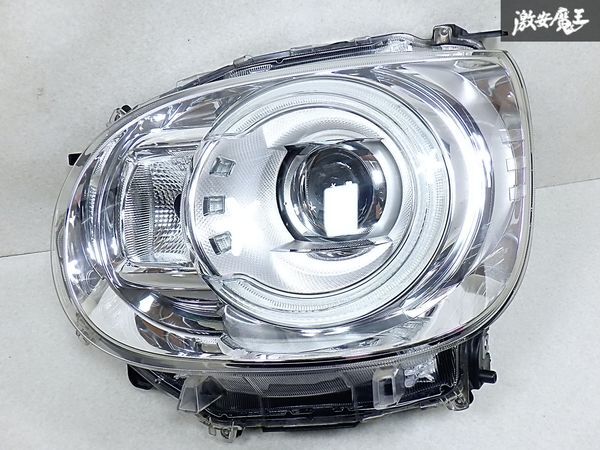★点灯OK★ ダイハツ 純正 LA800S LA810S ムーブキャンバス LED ヘッドライト レンズ 左 左側 助手席側 KOITO 100-69038 8L 即納 棚R-2拍卖