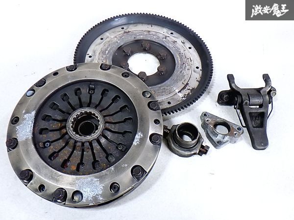 マツダスピード EXEDY エクセディ 作動変換付 FD3S RX-7 13B-REW ツインクラッチ プル式 カバー ディスク フライホイール プル式 J-1拍卖