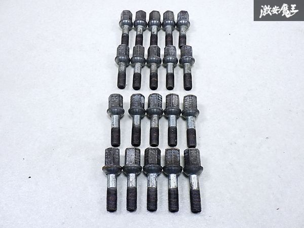 社外品 汎用 スチール ボルトナット 全長約72mm 17HEX M12×P1.5 首下約40mm 20個 5H 5穴 即納 棚I-1拍卖