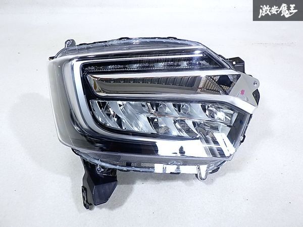 ★割れ無し★ ホンダ 純正 JF3 JF4 N-BOX カスタム LED ヘッドライト レンズ 右 右側 運転席側 STANLEY W3106 刻印J 即納 棚R-1拍卖
