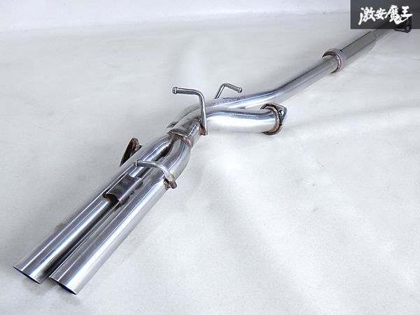 ★左出し!!★ 社外 ZN6 86 ハチロク FA20 ステンレス ストレート マフラー 2本出し デュアル ZC6 BRZ 即納 棚K-1拍卖