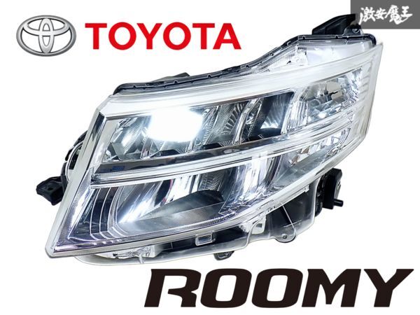 ★イルミOK★ トヨタ 純正 M900A M910A ルーミー 前期 LED ヘッドライト レンズ 左 左側 助手席側 STANLEY W3918 即納 棚R-2拍卖