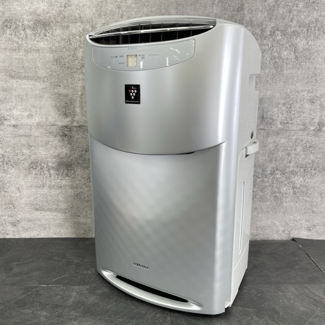 加湿空気清浄機【中古】動作保証 SHARP シャープ KI-M850S シルバー系 加湿器 プラズマクラスター 床置き型 /514139拍卖
