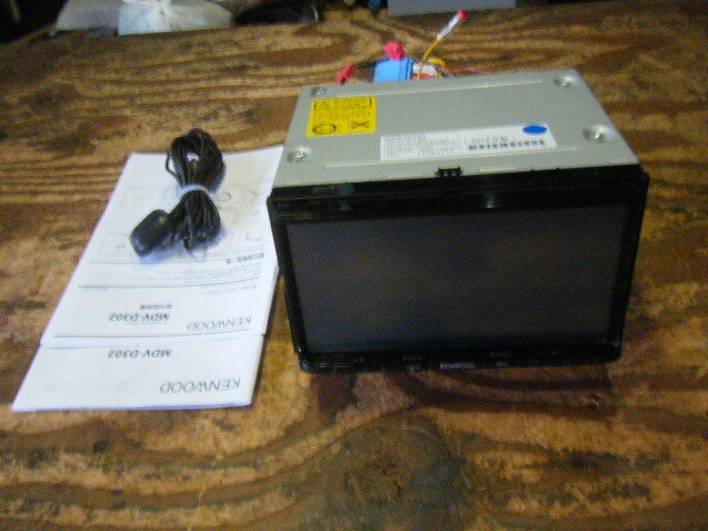 平成26年 ワゴンR DBA-MH34S KENWOOD ケンウッド メモリーナビ MDV-D302 彩速ナビ DVD CD 取説拍卖