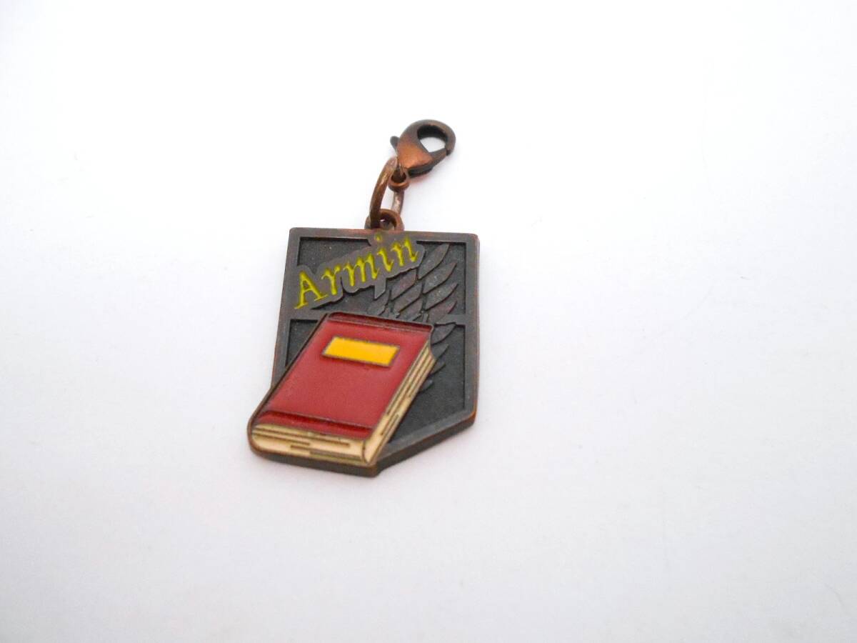 ★USJ・ユニバーサル 進撃の巨人「アルミン・本 チャーム」 ☆ブック拍卖